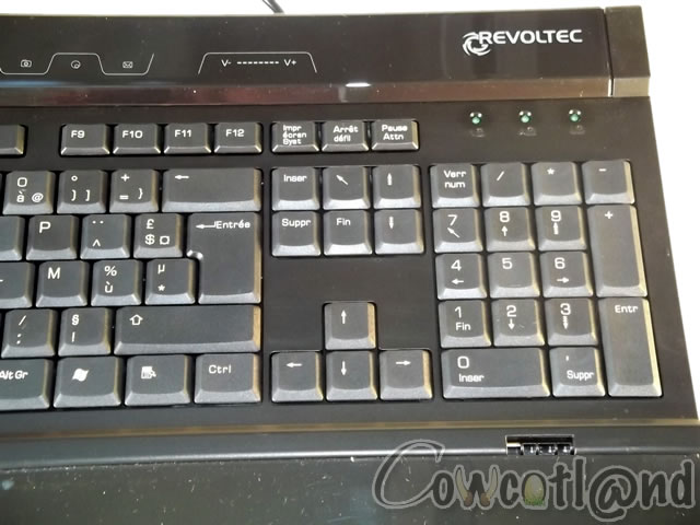 Image 12458, galerie Revoltec K102 Touch, un clavier multimdia tout plat